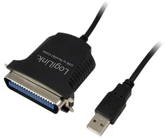 „Logilink“ USB 2.0 į lygiagretus (LPT) adapteris: IEEE1248, USB 2.0 A