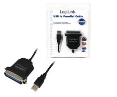 „Logilink“ USB 2.0 į lygiagretus (LPT) adapteris: IEEE1248, USB 2.0 A