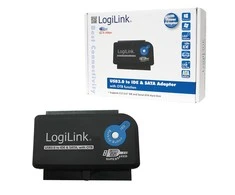 LOGILINK AU0028A LOGILINK – USB 3.0 į IDE ir SATA adapteris su OTB