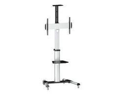 Laikiklis Logilink BP0025 TV stovo vežimėlis, reguliuojamas televizoriaus aukštis, 37–70“, maks. 50 kg | Prisijungti | Grindinis stovas | BP0025 | 30-70" | Maksimalus svoris (talpa) 50 kg