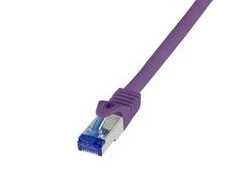 LogiLink Logilink Patchkabel Ultraflex, Cat.6A, S / FTP, violetinis, 0,5 m