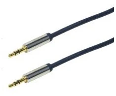 Kabelis LogiLink 3.5 Stereo M/M 3 m mėly