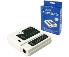 LogiLink Prisijungti | RJ11, RJ12 ir RJ45 kabelių testeris su nuotoliniu įrenginiu