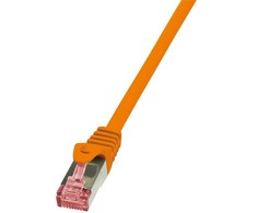 LOGILINK CQ2068S LOGILINK – Patchcord Cat.6 S/FTP PIMF PrimeLine 3,00m oranžinė