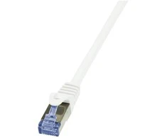 LOGILINK CQ3041S LOGILINK - Komutacinis kabelis Cat.6A 10G S/FTP PIMF PrimeLine baltas 1,50m