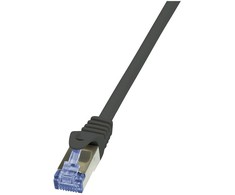 LOGILINK CQ3053S LOGILINK – Patchcord Cat.6A 10G S/FTP PIMF PrimeLine 2m Juodas