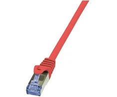 LOGILINK CQ3074S LOGILINK - Komutacinis kabelis Cat.6A 10G S/FTP PIMF PrimeLine raudonas 5m