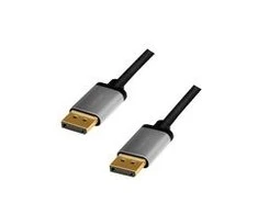LogiLink DisplayPort 1.2 M/M 3.0m juoda-pilka