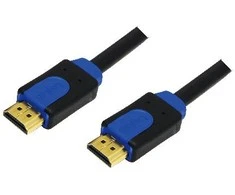Logilink HDMI didelės spartos 2x HDMI A tipo vyriškas CHB1115 HDMI kabelis, Juodas, 15 m