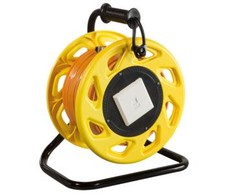 LogiLink LogiLink 500 MHz tinklo kabelis ant būgno, Cat6A 60M, oranžinis