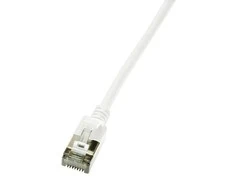 LogiLink Pajungimo kabelis CAT6A STP TPE SlimLine baltas 0,3 m