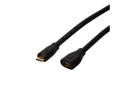 Logilink USB 2.0 Verlängerungskabel, Micro-B, 3,0m juodas