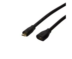 Logilink USB 2.0 Verlängerungskabel, Micro-B, 3,0m juodas