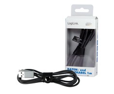 LOGILINK CU0132 LOGILINK – sinchronizavimas &amp; įkrovimo laidas, USB į Micro USB kištukas, pilkas