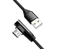 LOGILINK CU0141 LOGILINK – USB 2.0 į mikro-USB (90 kampu) kištukas, 0,3 m