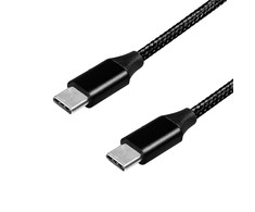 LOGILINK CU0154 LOGILINK - USB 2.0 cable, USB-C to USB-C, juodas, 1m