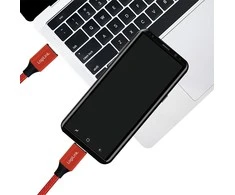 LOGILINK CU0155 LOGILINK – USB 2.0 laidas, USB-C į USB-C, raudonas, 0,3 m