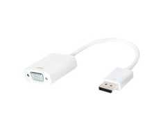 Prisijungti | Logilink CV0059B, Ekrano prievadas 1.2 į VGA Active Adapteris su 15cm laidu : | Baltas | DisplayPort | VGA