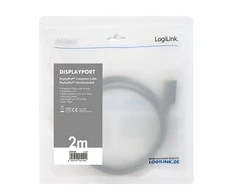 LOGILINK CV0120 LOGILINK – jungties kabelis DisplayPort 1.4, 8K / 60 Hz, 2m