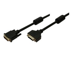 Kabelis LogiLink DVI- D - DVI- D 5m juoda (CD0005)