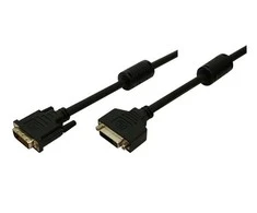 Kabelis LogiLink DVI- D - DVI- D 5m juoda (CD0005)