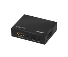 AV adapteris LogiLink LogiLink HDMI- Audio- Extract, 2CH / 5.1CH, SPDIF, 4K / 60Hz, schw.