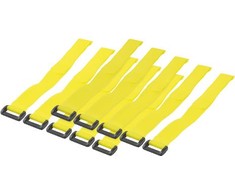 LOGILINK KAB0015 LOGILINK - Kabelio raištis su Velco, geltona