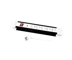 LogiLink 5 gniazd 3.0m juoda-balta