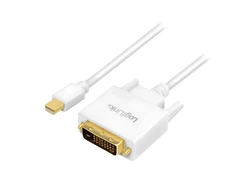 LOGILINK CV0138 LOGILINK - Mini DisplayPort prie DVI, baltas, 3m