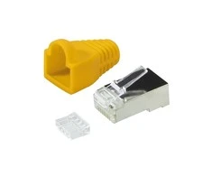 LOGILINK MP0022 LOGILINK - Kištukinė jungtis Cat.6 RJ45 100vnt. komplektas, ekranuotas, juodas