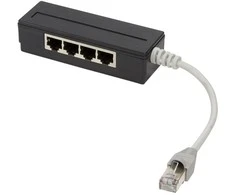 LOGILINK MP0032 LOGILINK- 5 prievadų RJ45 skirstytuvas, ekranuotas, su 15 cm laidu