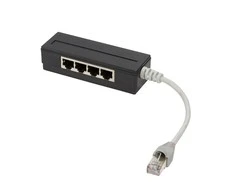 LOGILINK MP0032 LOGILINK- 5 prievadų RJ45 skirstytuvas, ekranuotas, su 15 cm laidu