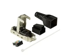 LogiLink RJ45 plug kt.6A FTP auksas, padengtas 3μcontact, be įrankių (MP0044)