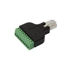 LOGILINK MP0050 LOGILINK - RJ45 kištukinis ir 8 kontaktų varžto gnybtų adapteris