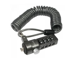 Logilink NBS004, Notebook Coil Cable Lock, juodas