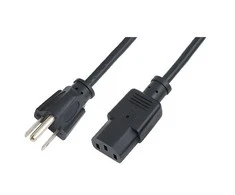 Maitinimo kabelis LogiLink US NEMA5-15P - IEC60320-1 C13 1.80m Juodas (CP099)