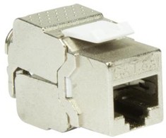 LogiLink Lizdas RJ45 Cat.6A, 10G, visas ekranas, 180° beznarzędziowe, 24 vnt. (NK4001)