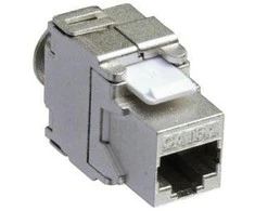 LogiLink Lizdas RJ45 Cat.6A, 10G, visas ekranas, 180° beznarzędziowe, 24 vnt. (NK4001)