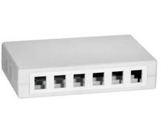 LOGILINK NK4033 LOGILINK- Keystone Surface Mounted Box 12 port UTP, baltas