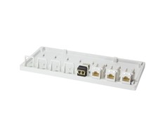 LOGILINK NK4035 LOGILINK- Keystone Surface Mount Box 8 port UTP, baltas, tuščias