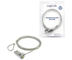 „Logilink“ nešiojamojo kompiuterio saugos užraktas su kombinacija 1,5 m