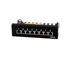 LogiLink NP0017B 8x RJ45 cat.6 ekranuota