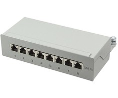 LogiLink Patchpanel kat. 6A, 8 prievadų, ekranuotas STP, rutulinis (NP0018)