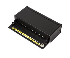 LOGILINK NP0018B LOGILINK- Patch Panel Desktop Cat.6A STP 8 jungtys, Juodas