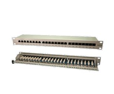 LogiLink Patch panel 19'' 1U 24x RJ-45 Cat.6 Pilka (NP0040A)