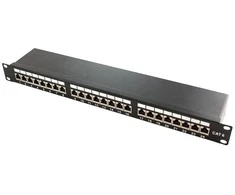 LOGILINK NP0048 LOGILINK- Patch Panel 19-mounting Cat.6 STP 24 jungtys, juodas