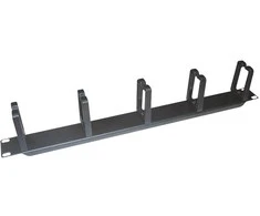 LOGILINK OR104B LOGILINK- 19 Kabelių valdymo juosta 1U su 5 sukamaisiais plastikiniais laikikliais, juodas