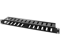 LOGILINK ORCC01B LOGILINK- 19 Uždengtas kabelių laikiklis 1U, juodas