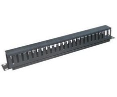 LOGILINK ORCC01B LOGILINK- 19 Uždengtas kabelių laikiklis 1U, juodas