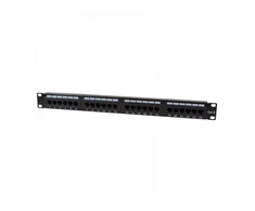 LOGILINK NP0004 LOGILINK - Patch panel UTP CAT6 24-jungtys juodas